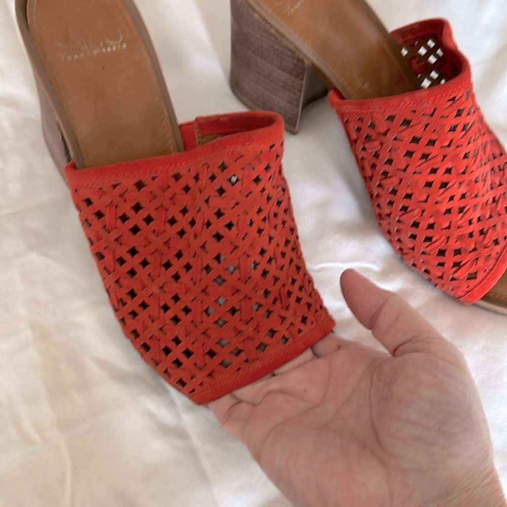 Sarto orange shoes